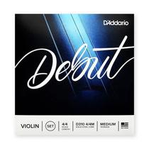 Encordoamento para violino 4/4 d'addario debut d310 4/4m Encordoamento para violino 4/4 d'addario debut d310 4/4m