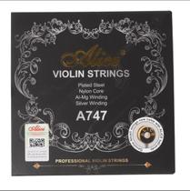 Encordoamento Para Violino Alice A747 Profissional 4.4 Cordas Alice para Violino Produto com Selo
