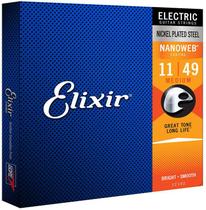 Encordoamento Profissional Elixir .011 Medium Nanoweb para Guitarra 12102