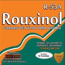 Encordoamento Rouxinol R-53-A-Violão Nylon Cristal/Prata Tensão Alta