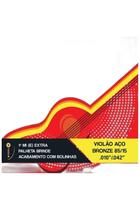Encordoamento rouxinol violao aco bronze 85/15 c/bolinha r50 Encordoamento rouxinol violao aco bronze 85/15 c/bolinha r50