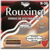 Encordoamento rouxinol violao aco encapado c/niquel .011/.042 r30 - h-7