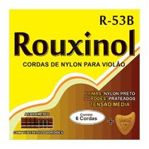 Encordoamento rouxinol violao nylon media tensao preto/prateada r53b - h-7
