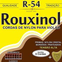 Encordoamento Rouxinol Violão Nylon Tensão Alta R54