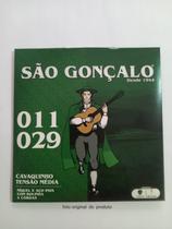 Encordoamento São Gonçalo 011 Níquel com bolinha para Cavaco