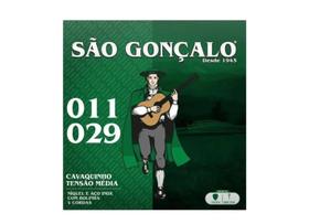 Encordoamento São Gonçalo Cavaco .011 Aço Iz131 Encordoamento São Gonçalo Cavaco .011 Aço Iz131