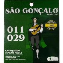 Encordoamento sao goncalo cavaco niquel c/bolinha 0.011 - 0.029 pct c/3 unidades (i - 3 /9)