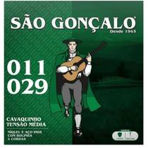 Encordoamento sao goncalo cavaco niquel c/bolinha 0.011 - 0.029 Encordoamento sao goncalo cavaco niquel c/bolinha 0.011 - 0.029