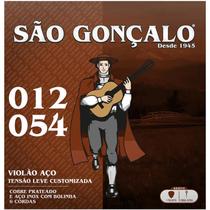 Encordoamento sao goncalo violao aco prata 012 c/bolinha 0.012 - 0.054