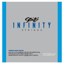 Encordoamento Seizi Infinity Extra Light Coated 010-047