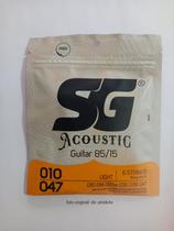 Encordoamento SG 010 Aço Bronze violão tensão leve Encordoamento SG 010 Aço Bronze violão tensão leve