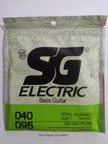 Encordoamento SG 040 níquel para Baixo 4 cordas tensão extra leve