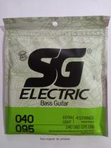 Encordoamento SG 040 níquel para Baixo 4 cordas tensão extra leve
