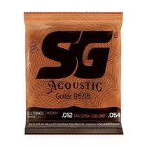Encordoamento Sg Cordas 0.12 P/ Violão Aço Encordoamento Sg Cordas 0.12 P/ Violão Aço