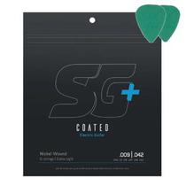 Encordoamento SG Cordas Guitarra 09 Revestida Plus Coated