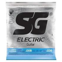 Encordoamento SG Guitarra SG6663 008 Super Extra Light Encordoamento SG Guitarra SG6663 008 Super Extra Light