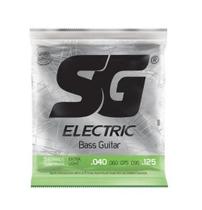 Encordoamento sg para baixo 5 cordas 0.40/ 125 -extra light encapada com níquel jogo de corda profissional resistente