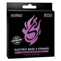 Encordoamento SLB para Baixo 4 cordas Elétrico - Solez tecnologia DLP