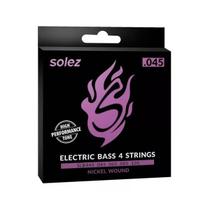 Encordoamento solez contrabaixo 4 cordas slb445 0.045 nps8