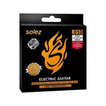 Encordoamento solez guitarra 6 cordas slg10 0.010