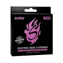 Encordoamento Solez P/ Baixo de 4 Cordas SLB445 0.045/0.105 - EC0357 - Solez Strings