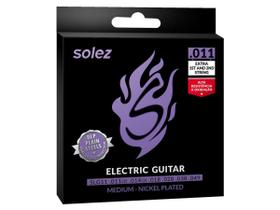 Encordoamento Solez para Guitarra 011 Níquel SLG11