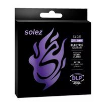 Encordoamento Solez Slg11 Para Guitarra Dlp Calibre 0.011