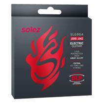 Encordoamento solez slg9 ga dist guitarra calibre 0.009 dlp