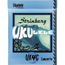Encordoamento strinberg ukulele concerto uk4c