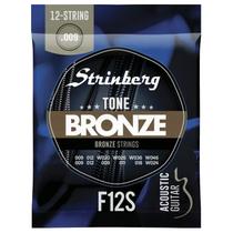 Encordoamento Strinberg Violão Aço 12 Cordas F12S Encordoamento Strinberg Violão Aço 12 Cordas F12S