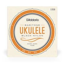 Encordoamento Ukulele Barítono D Addario Pro-Arté Black EJ53B Encordoamento Ukulele Barítono D Addario Pro-Arté Black EJ53B