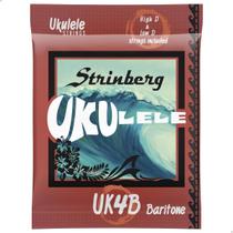 Encordoamento Ukulele Barítono Strinberg UK4B 4 Cordas Nylon Som Nítido