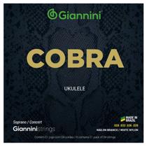 Encordoamento Ukulelê Giannini Cobra Concert Soprano GEUKSC Nylon