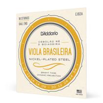 Encordoamento Viola Brasileira D Addario Nickel-Plated EJ82A F035