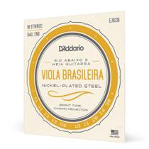 Encordoamento Viola Brasileira D Addario Nickel-Plated EJ82B F035