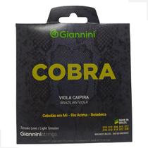 Encordoamento Viola Giannini Cobra Cebolão Em Mi Leve