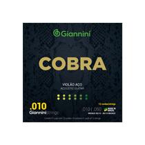 Encordoamento Violão 12 Cordas 010 Giannini Cobra 85/15 GEEF12M Encordoamento Violão 12 Cordas 010 Giannini Cobra 85/15 GEEF12M