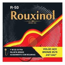 Encordoamento Violão Aço .010 Rouxinol R50 Encordoamento Violão Aço .010 Rouxinol R50