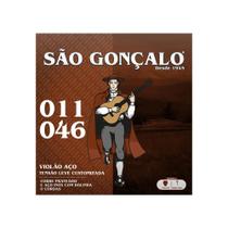 Encordoamento Violão Aço 011 Prata - São Gonçalo Encordoamento Violão Aço 011 Prata - São Gonçalo