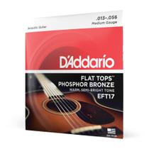 Encordoamento Violão Aço .013 D'Addario Flat Tops EFT17