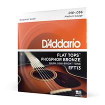 Encordoamento Violão Aço .016 D'Addario Flat Tops EFT13