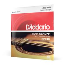 Encordoamento Violão Aço 13-56 D'Addario85/15 Bronze EZ930 Encordoamento Violão Aço 13-56 D'Addario85/15 Bronze EZ930