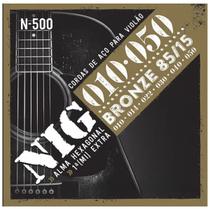 Encordoamento Violão Aço Bronze Nig N-500 .010”