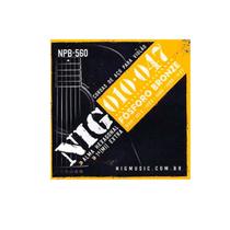 Encordoamento Violão Aço Fósforo Bronze 010"-047" Nig - Npb560 Encordoamento Violão Aço Fósforo Bronze 010"-047" Nig - Npb560