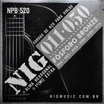 Encordoamento Violão Aço Fósforo Bronze Nig .011 NPB520 Encordoamento Violão Aço Fósforo Bronze Nig .011 NPB520