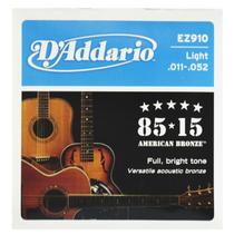Encordoamento Violão Aço Ligth .011-.052 - D'Addario Encordoamento Violão Aço Ligth .011-.052 - D'Addario