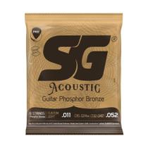 Encordoamento Violão Aço SG 011 Fosforo Bronze