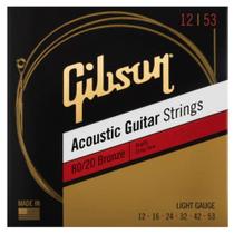 Encordoamento Violão Bronze 80/20 Gibson JG Light 012-053 Encordoamento Violão Bronze 80/20 Gibson JG Light 012-053