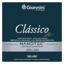 Encordoamento violao classico Nylon EXTRA PESADA GIANNINI Encordoamento violao classico Nylon EXTRA PESADA GIANNINI