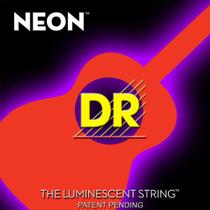 Encordoamento Violão Dr NOA 10 Aço Neon Orange
